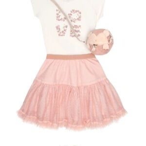 Bonpoint Ruffle Tulle Skirt Size 8